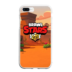 Чехол для iPhone 7Plus/8 Plus матовый с принтом BRAWL STARS (Карта) в Петрозаводске, Силикон | Область печати: задняя сторона чехла, без боковых панелей | brawl | bull | colt | crow | el primo | game | games | leon | moba | online | penny | poco | shelly | spike | star | stars | wanted | брав | бравл | браво | звезда | звезды | игра | игры | лого | моба | онлайн | старс