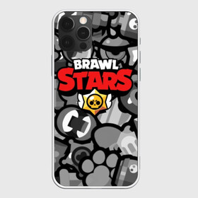 Чехол для iPhone 12 Pro с принтом BRAWL STARS в Петрозаводске, силикон | область печати: задняя сторона чехла, без боковых панелей | brawl | bull | colt | crow | el primo | game | games | leon | moba | online | penny | poco | shelly | spike | star | stars | wanted | брав | бравл | браво | звезда | звезды | игра | игры | лого | моба | онлайн | старс