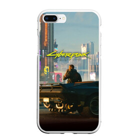 Чехол для iPhone 7Plus/8 Plus матовый с принтом CYBERPUNK 2077 в Петрозаводске, Силикон | Область печати: задняя сторона чехла, без боковых панелей | 2019 | cd project red | cyberpunk 2077 | future | hack | night city | samurai | sci fi | андроиды | безумие | будущее | киберпанк 2077 | логотип | роботы | самураи | фантастика | цифры