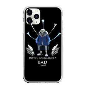 Чехол для iPhone 11 Pro матовый с принтом BAD TIME в Петрозаводске, Силикон |  | animation | chara | comic | dub | flowey | frisk | megalovania | papyrus | sans | undertale comic dub | андертейл | папирус | подземная | санс | сказка