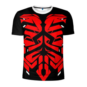 Мужская футболка 3D спортивная с принтом БРОНЯ SAMURAI в Петрозаводске, 100% полиэстер с улучшенными характеристиками | приталенный силуэт, круглая горловина, широкие плечи, сужается к линии бедра | 2019 | cd project red | cyberpunk 2077 | future | hack | night city | samurai | sci fi | андроиды | безумие | будущее | киберпанк 2077 | логотип | роботы | самураи | фантастика | цифры