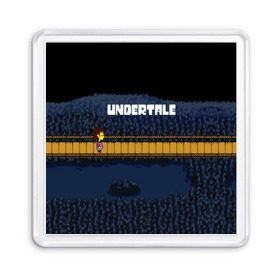 Магнит 55*55 с принтом Undertale Pixel Game в Петрозаводске, Пластик | Размер: 65*65 мм; Размер печати: 55*55 мм | game | undertale | азриэль дримурр | альфис | андайн | андертейл | асгор дримурр | добро | дьявол | зло | игра | игры | кости | меттатон | папирус | санс | стрела | ториэль | трезубец | фриск | чара | черный