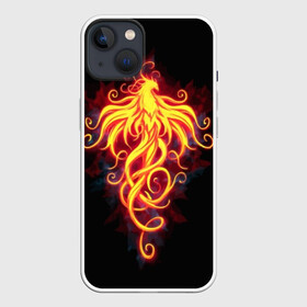 Чехол для iPhone 13 с принтом Огненный Феникс в Петрозаводске,  |  | Тематика изображения на принте: огненный феникс