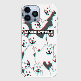 Чехол для iPhone 13 Pro Max с принтом Undertale (Надоедливый пёс). в Петрозаводске,  |  | Тематика изображения на принте: 3d | glitch | pixel | undertale | андертейл | без глаз | глитч | игра | надоедливая собака | надоедливый пес | надпись | пиксель | пикселя | подземная история | текстура