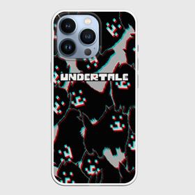 Чехол для iPhone 13 Pro с принтом Undertale (Надоедливый пёс). в Петрозаводске,  |  | Тематика изображения на принте: 3d | glitch | pixel | undertale | андертейл | без глаз | глитч | игра | надоедливая собака | надоедливый пес | надпись | пиксель | пикселя | подземная история | текстура