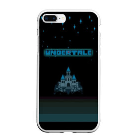 Чехол для iPhone 7Plus/8 Plus матовый с принтом Undertale (Замок) в Петрозаводске, Силикон | Область печати: задняя сторона чехла, без боковых панелей | 3d | pixel | undertale | абстракция | андертейл | волшебный | волшебство | геометрия | замок | звезды | игра | надпись | пиксель | пикселя | подземная история | текстура