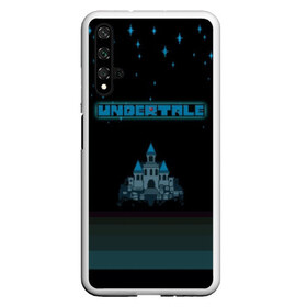 Чехол для Honor 20 с принтом Undertale (Замок) в Петрозаводске, Силикон | Область печати: задняя сторона чехла, без боковых панелей | 3d | pixel | undertale | абстракция | андертейл | волшебный | волшебство | геометрия | замок | звезды | игра | надпись | пиксель | пикселя | подземная история | текстура