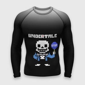 Мужской рашгард 3D с принтом Undertale STOP. в Петрозаводске,  |  | 3d | pixel | sans | stop | undertale | абстракция | алфавит | андертейл | буквы | геометрия | знак | игра | надпись | пиксель | пикселя | подземная история | текстура