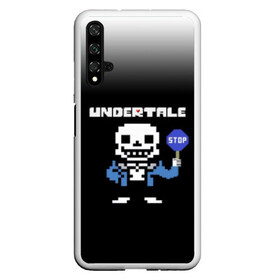 Чехол для Honor 20 с принтом Undertale STOP в Петрозаводске, Силикон | Область печати: задняя сторона чехла, без боковых панелей | 3d | pixel | sans | stop | undertale | абстракция | алфавит | андертейл | буквы | геометрия | знак | игра | надпись | пиксель | пикселя | подземная история | текстура