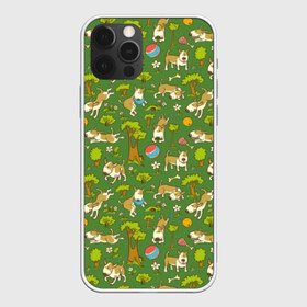Чехол для iPhone 12 Pro Max с принтом Забавные собаки в Петрозаводске, Силикон |  | animal | dog | fauna | flora | funny | game | green | pet | puppy | smile | trees | деревья | животное | забавный | зеленый | игра | пёс | питомец | прикольный | псина | собака | улыбка | фауна | флора | щенок