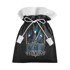 Подарочный 3D мешок с принтом Hollow Knight (Богомол). в Петрозаводске, 100% полиэстер | Размер: 29*39 см | 3d | cherry magic | hollow knight | mantis | богомол | игра | лорды | полый рыцарь | холлоу найт