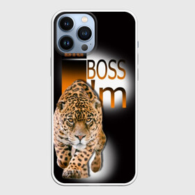 Чехол для iPhone 13 Pro Max с принтом Я Босс Im big boss в Петрозаводске,  |  | big boss | кружка с леопардом
купить | купить футболку boss | купить футболку босс | подарок начальнику | стильная футболка | футболка с леопардом купить | я босс | я начальник