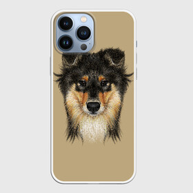 Чехол для iPhone 13 Pro Max с принтом Sheltie в Петрозаводске,  |  | animal | black | breed | brown | cute | dog | drawing | eyes | kind | look | muzzle | portrait | red | взгляд | глаза | добрый | животное | коричневый | милый | пёс | порода | портрет | рисунок | рыжий | собака | черный | шелти