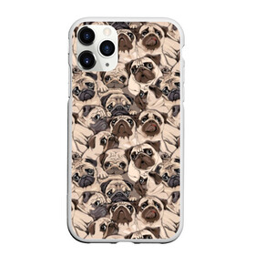 Чехол для iPhone 11 Pro Max матовый с принтом Мопсы в Петрозаводске, Силикон |  | animal | attractive face | breed | cute | dog | eyes | funny | look | pug | puppy | взгляд | глаза | животное | забавный | милый | мопс | порода | собака | щенок