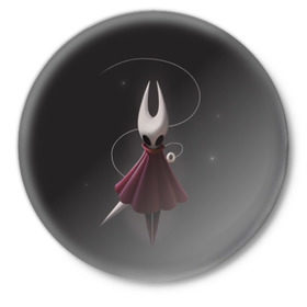 Значок с принтом Hollow Knight в Петрозаводске,  металл | круглая форма, металлическая застежка в виде булавки | hollow knight | детская | для детей | игра | компьютерная игра | королевство | рыцарь | темный рыцарь | холлов кнайт | экшен