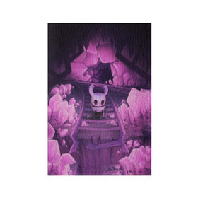 Обложка для паспорта матовая кожа с принтом Hollow Knight в Петрозаводске, натуральная матовая кожа | размер 19,3 х 13,7 см; прозрачные пластиковые крепления | hollow knight | детская | для детей | игра | компьютерная игра | королевство | рыцарь | темный рыцарь | холлов кнайт | экшен