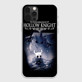 Чехол для iPhone 12 Pro с принтом Hollow Knight в Петрозаводске, силикон | область печати: задняя сторона чехла, без боковых панелей | hallownest | hollow knight | the knight | игры | компьютерная игра | реймер | рыцарь