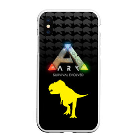 Чехол для iPhone XS Max матовый с принтом Ark Survival Evolved в Петрозаводске, Силикон | Область печати: задняя сторона чехла, без боковых панелей | ark | ark survival evolved | evolved | survival | арк
