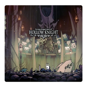 Магнитный плакат 3Х3 с принтом HOLLOW KNIGHT в Петрозаводске, Полимерный материал с магнитным слоем | 9 деталей размером 9*9 см | game | games | hallownest | hollow knight | безымянный рыцарь | бои | враги | заброшенное королевство | игра | исследование | компьютерная игра | насекомые | персонаж | поиск | приключения | секреты