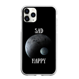 Чехол для iPhone 11 Pro матовый с принтом Sad Happy в Петрозаводске, Силикон |  | Тематика изображения на принте: jesus | rap | грустный | джизус | джизус возрождение | джизус рэпер | джизус ты ювелир | мерч | музыка | реп | рэп | счастливый