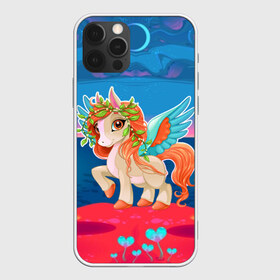 Чехол для iPhone 12 Pro Max с принтом Милый единорог в Петрозаводске, Силикон |  | pony | грива | девочка | единорог | конь | копыта | красивая | лошадка | лошадь | милая | пони | природа закат | радуга