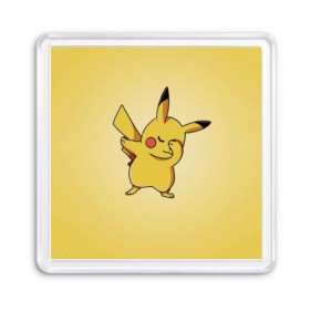 Магнит 55*55 с принтом Pikachu Pika Pika в Петрозаводске, Пластик | Размер: 65*65 мм; Размер печати: 55*55 мм | pika | pikachu | аниме | детская | детям | игры | молния | мышка | мышь | пика | пикачу | покемон | покемоны