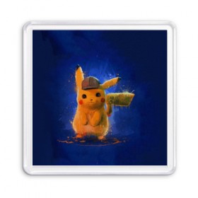 Магнит 55*55 с принтом Pikachu Pika Pika в Петрозаводске, Пластик | Размер: 65*65 мм; Размер печати: 55*55 мм | pika | pikachu | аниме | детская | детям | игры | молния | мышка | мышь | пика | пикачу | покемон | покемоны