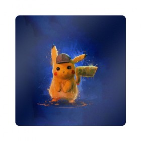 Магнит виниловый Квадрат с принтом Pikachu Pika Pika в Петрозаводске, полимерный материал с магнитным слоем | размер 9*9 см, закругленные углы | pika | pikachu | аниме | детская | детям | игры | молния | мышка | мышь | пика | пикачу | покемон | покемоны