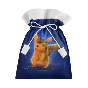 Подарочный 3D мешок с принтом Pikachu Pika Pika в Петрозаводске, 100% полиэстер | Размер: 29*39 см | pika | pikachu | аниме | детская | детям | игры | молния | мышка | мышь | пика | пикачу | покемон | покемоны