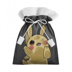 Подарочный 3D мешок с принтом Pikachu Pika Pika в Петрозаводске, 100% полиэстер | Размер: 29*39 см | 