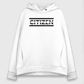 Женское худи Oversize хлопок с принтом Citizen Erased - Muse в Петрозаводске, френч-терри — 70% хлопок, 30% полиэстер. Мягкий теплый начес внутри —100% хлопок | боковые карманы, эластичные манжеты и нижняя кромка, капюшон на магнитной кнопке | Тематика изображения на принте: muse | альтернативный | группа | доминик ховард | крис уолстенхолм | мосе | моус | моусе | муза | музе | музык | мусе | мьюз | мэттью беллами | прогрессивный | рок | симфонический | спейс | спейсрок