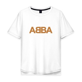 Мужская футболка хлопок Oversize с принтом ABBA в Петрозаводске, 100% хлопок | свободный крой, круглый ворот, “спинка” длиннее передней части | абба | агнета | анни фрид | брур | бьорн | коллектив | музыка | швеция