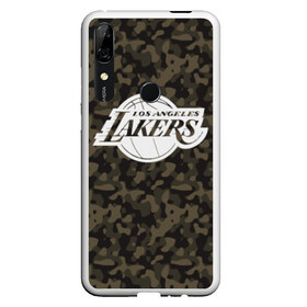 Чехол для Honor P Smart Z с принтом Los Angeles Lakers Camo в Петрозаводске, Силикон | Область печати: задняя сторона чехла, без боковых панелей | Тематика изображения на принте: camo | lakers | los angeles lakers | nba | баскетбол | камуфляж | лос анджелес лейкерс | нба | спорт | хаки