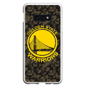 Чехол для Samsung S10E с принтом Golden State Warriors camo в Петрозаводске, Силикон | Область печати: задняя сторона чехла, без боковых панелей | golden state | golden state warriors | nba | warriors | баскетбол | голден стэйт | голден стэйт уорриорз | камуфляж | нба | спорт | уорриорз camo | хаки