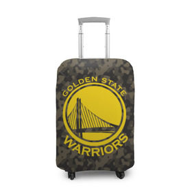 Чехол для чемодана 3D с принтом Golden State Warriors camo в Петрозаводске, 86% полиэфир, 14% спандекс | двустороннее нанесение принта, прорези для ручек и колес | golden state | golden state warriors | nba | warriors | баскетбол | голден стэйт | голден стэйт уорриорз | камуфляж | нба | спорт | уорриорз camo | хаки