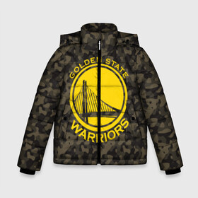 Зимняя куртка для мальчиков 3D с принтом Golden State Warriors camo в Петрозаводске, ткань верха — 100% полиэстер; подклад — 100% полиэстер, утеплитель — 100% полиэстер | длина ниже бедра, удлиненная спинка, воротник стойка и отстегивающийся капюшон. Есть боковые карманы с листочкой на кнопках, утяжки по низу изделия и внутренний карман на молнии. 

Предусмотрены светоотражающий принт на спинке, радужный светоотражающий элемент на пуллере молнии и на резинке для утяжки | golden state | golden state warriors | nba | warriors | баскетбол | голден стэйт | голден стэйт уорриорз | камуфляж | нба | спорт | уорриорз camo | хаки