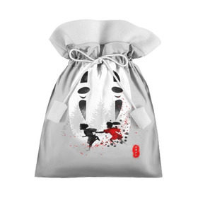Подарочный 3D мешок с принтом Унесенные призраками в Петрозаводске, 100% полиэстер | Размер: 29*39 см | anime | blitz | no kamikakushi | sen to chihiro | spirited away | wot | аниме | зормания | кино | мультфильм | тихиро | унесенные призраками | фентези | хаяо миядзаки | япония