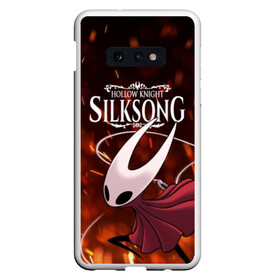 Чехол для Samsung S10E с принтом Hollow Knight SILKSONG в Петрозаводске, Силикон | Область печати: задняя сторона чехла, без боковых панелей | game | games | ghosts | godmaster | hollow | hornet | knight | metroidvania | silksong | zote | гримм | зот | игра | игры | квиррел | найт | песня | полый | призраки | пустой | рыцарь | силксонг | холлоу | хорнет | шелк