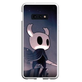 Чехол для Samsung S10E с принтом Рыцарь - HOLLOW KNIGHT в Петрозаводске, Силикон | Область печати: задняя сторона чехла, без боковых панелей | game | games | ghosts | godmaster | hollow | hornet | knight | metroidvania | silksong | zote | гримм | зот | игра | игры | квиррел | найт | песня | полый | призраки | пустой | рыцарь | силксонг | холлоу | хорнет | шелк