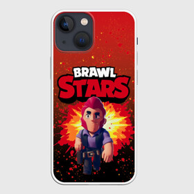 Чехол для iPhone 13 mini с принтом Brawl Stars Colt в Петрозаводске,  |  | boom | brawl | brawl st | brawl stars | colt | logo | map | mobo | pattern | poco | shelly | stars | бравл | взрыв | игра | игры | карта | кольт | лого | мобильные игры | патерн | паттерн | поко | старс | шелли