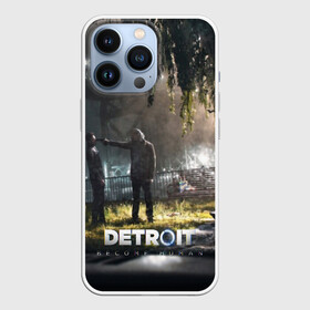 Чехол для iPhone 13 Pro с принтом DETROIT:BECOME HUMAN в Петрозаводске,  |  | action | ai | android | connor | dbhpk19 | detroit become human | game | rk 800 | rk 900 | андроиды | детектив | игра | игры | интерактивное кино | кара | коннор | логотип | маркус | роботы | фирменный стиль | экшн