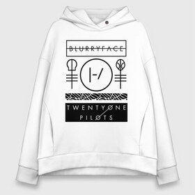 Женское худи Oversize хлопок с принтом TWENTY ONE PILOTS (TOP) в Петрозаводске, френч-терри — 70% хлопок, 30% полиэстер. Мягкий теплый начес внутри —100% хлопок | боковые карманы, эластичные манжеты и нижняя кромка, капюшон на магнитной кнопке | 21 pilots | 21p | bandito | blurryface | chlorine | dema don t control us | joshua | music | ned | rock | top | trench | twenty one pilots | tyler | бандито | группа | музыка | нэд | рок | тренч