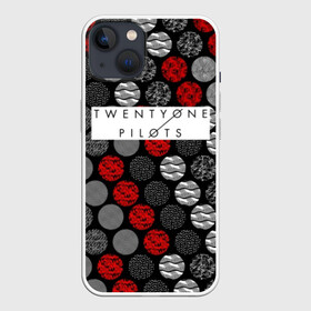 Чехол для iPhone 13 с принтом TWENTY ONE PILOTS (TOP) в Петрозаводске,  |  | 21 pilots | 21p | bandito | blurryface | chlorine | joshua | music | ned | rock | top | trench | twenty one pilots | tyler | бандито | группа | музыка | нэд | рок | тренч