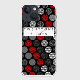 Чехол для iPhone 13 mini с принтом TWENTY ONE PILOTS (TOP) в Петрозаводске,  |  | 21 pilots | 21p | bandito | blurryface | chlorine | joshua | music | ned | rock | top | trench | twenty one pilots | tyler | бандито | группа | музыка | нэд | рок | тренч