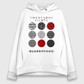 Женское худи Oversize хлопок с принтом TWENTY ONE PILOTS (TOP) в Петрозаводске, френч-терри — 70% хлопок, 30% полиэстер. Мягкий теплый начес внутри —100% хлопок | боковые карманы, эластичные манжеты и нижняя кромка, капюшон на магнитной кнопке | 21 pilots | 21p | bandito | blurryface | chlorine | joshua | music | ned | rock | top | trench | twenty one pilots | tyler | бандито | группа | музыка | нэд | рок | тренч