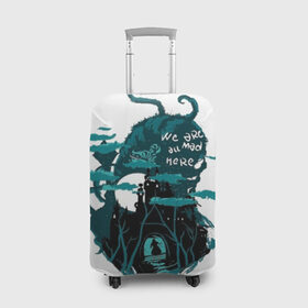 Чехол для чемодана 3D с принтом Хранители Леса в Петрозаводске, 86% полиэфир, 14% спандекс | двустороннее нанесение принта, прорези для ручек и колес | anime | blitz | no kamikakushi | sen to chihiro | spirited away | wot | аниме | зормания | кино | мультфильм | тихиро | унесенные призраками | фентези | хаяо миядзаки