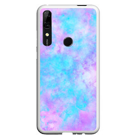 Чехол для Honor P Smart Z с принтом Мрамор Tie Dye в Петрозаводске, Силикон | Область печати: задняя сторона чехла, без боковых панелей | tie dye | летняя футболка | розовый | синий | тай дай | фиолетовый | яркая футболка