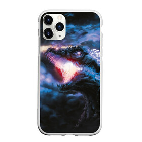 Чехол для iPhone 11 Pro матовый с принтом Годзилла в Петрозаводске, Силикон |  | godzilla | king of the monsters | годзила | годзилла 2 | король монстров