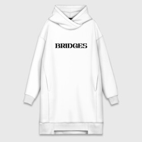 Платье-худи хлопок с принтом BRIDGES в Петрозаводске,  |  | bridges | death stranding | fragile express | games | kojima | kojima productions | logo | ludens | игры | кодзима | лого | люденс