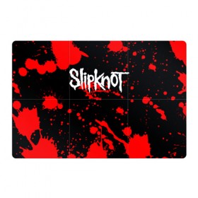 Магнитный плакат 3Х2 с принтом Slipknot (2) в Петрозаводске, Полимерный материал с магнитным слоем | 6 деталей размером 9*9 см | horror | music | not | rock | slipk | slipknot | кровь | музыка | рок | слипкнот | ужасы